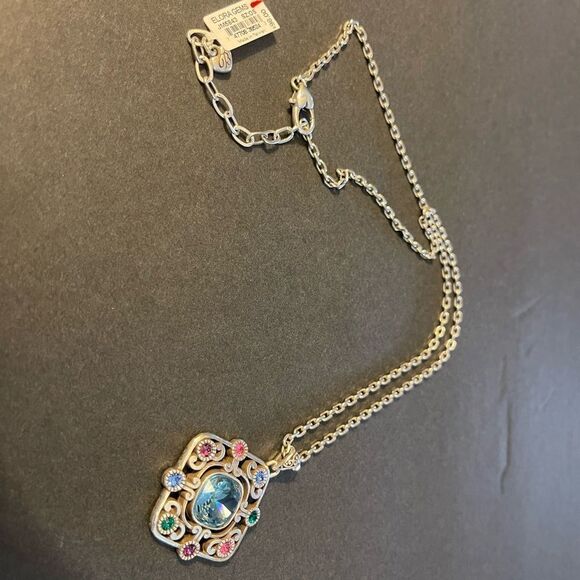 Brighton Elora Gems Large Palette Necklace NWT - Picture 7 of 10